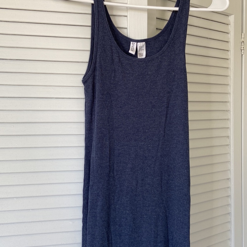 H&M Divided Bodycon Ribbed Tank Dress - Picture 3 of 3